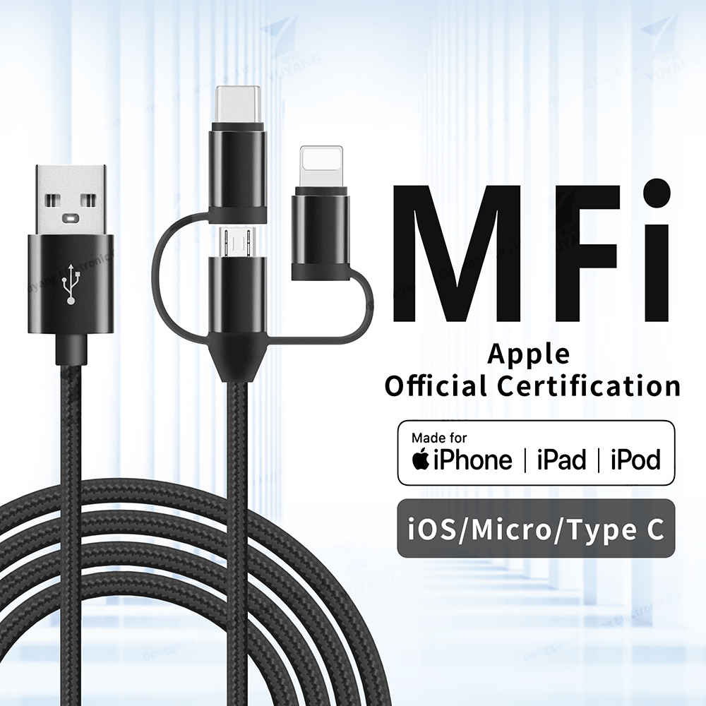 MFi 3 in 1 USB Cabe